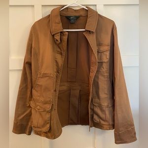 Woolrich Saddle Brown Riding Jacket Women’s Size S